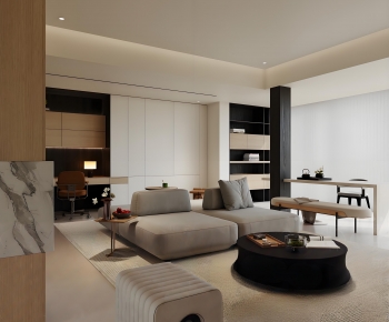 Modern A Living Room-ID:536094907