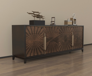 New Chinese Style Entrance Cabinet-ID:497540952