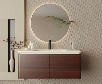New Chinese Style Bathroom Cabinet-ID:363950713