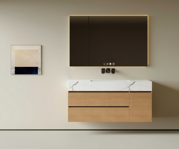 Modern Bathroom Cabinet-ID:125654949