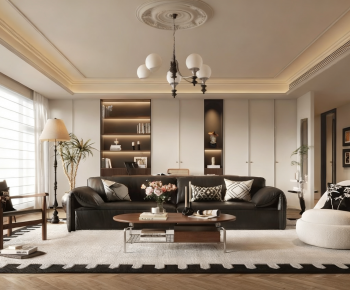 French Style A Living Room-ID:248363021