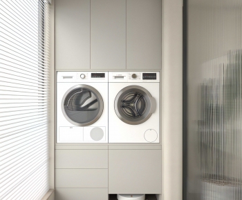 Modern Laundry Cabinet-ID:173800056