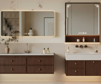 New Chinese Style Bathroom Cabinet-ID:544889936