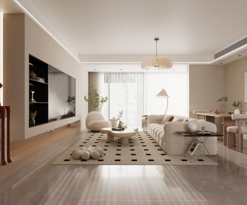 Modern A Living Room-ID:546319967