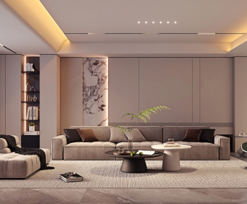Modern A Living Room-ID:245677958