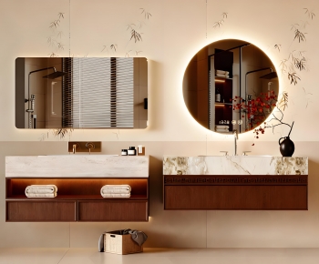 Modern Bathroom Cabinet-ID:123970999