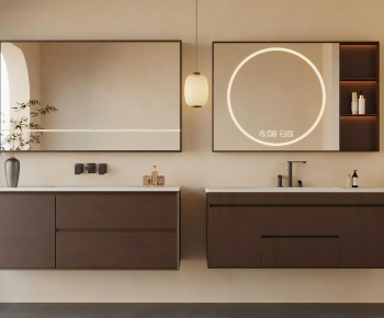 New Chinese Style Bathroom Cabinet-ID:888016948