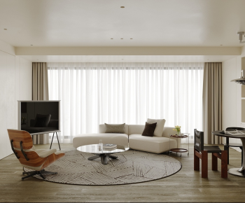 Modern A Living Room-ID:380573036