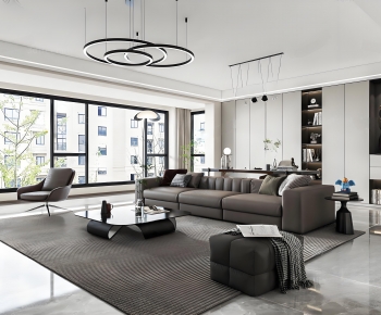 Modern A Living Room-ID:224216947