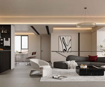 Modern A Living Room-ID:141708997