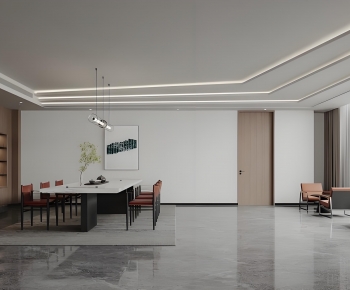 Modern Office Living Room-ID:571295989