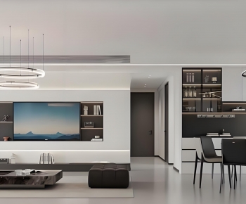 Modern A Living Room-ID:435364016