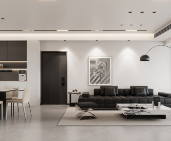 Modern A Living Room-ID:193655015