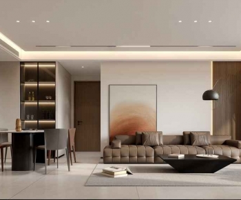 Modern A Living Room-ID:964485887