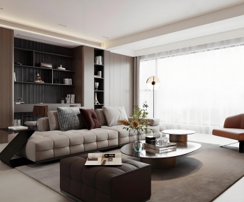 Modern A Living Room-ID:720669034