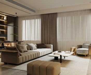 Modern A Living Room-ID:555888897