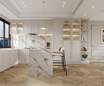 French Style Open Kitchen-ID:825608028