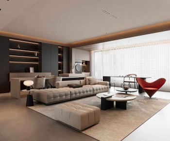 Modern A Living Room-ID:539975887