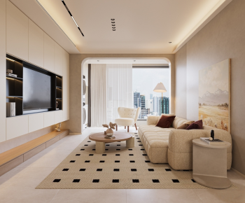 Modern A Living Room-ID:189979118