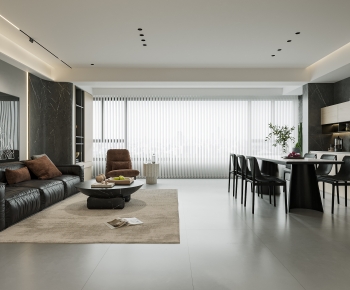 Modern A Living Room-ID:759084947