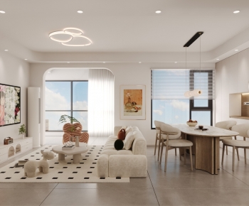 Modern A Living Room-ID:644679149