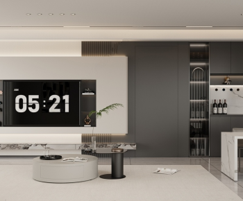 Modern A Living Room-ID:437858107