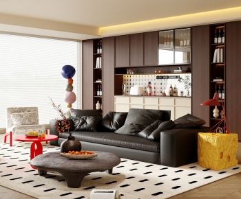 Modern A Living Room-ID:339715008