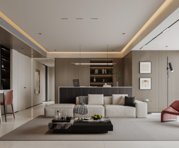 Modern A Living Room-ID:779850969