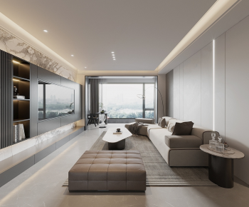 Modern A Living Room-ID:774729391