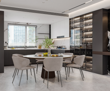 Modern Dining Room-ID:701497086