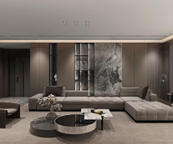 Modern A Living Room-ID:275980953