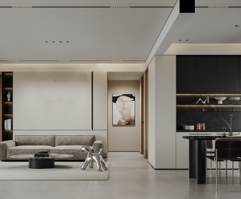 Modern A Living Room-ID:278424981