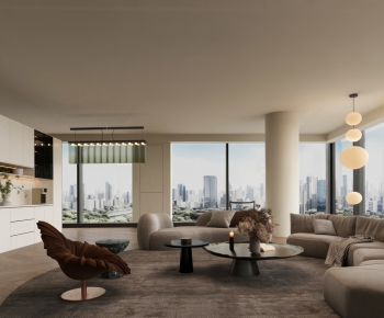 Modern A Living Room-ID:181690935