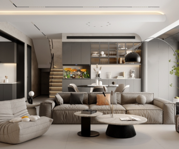 Modern A Living Room-ID:162339254