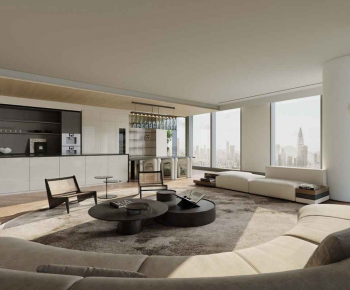 Modern A Living Room-ID:466142897