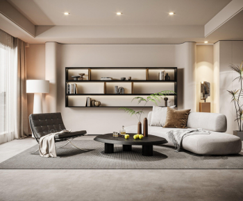 Wabi-sabi Style A Living Room-ID:957490923