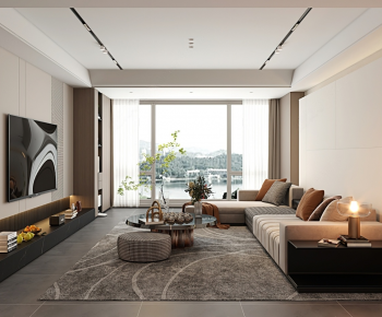 Modern A Living Room-ID:331794029