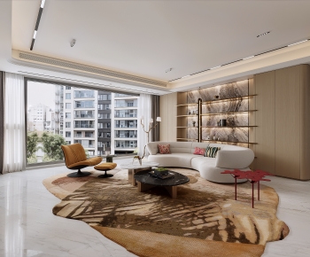 Modern A Living Room-ID:665349018