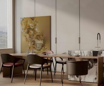 Modern Dining Table And Chairs-ID:280376917