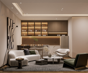 Modern A Living Room-ID:407697924