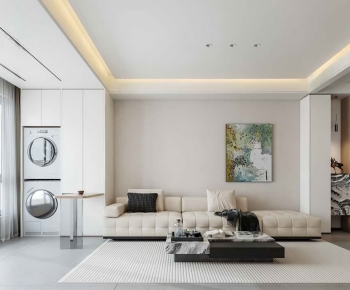 Modern A Living Room-ID:610594998