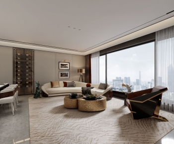 Modern A Living Room-ID:288310133