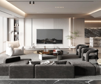 Modern A Living Room-ID:814105994