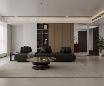 Modern A Living Room-ID:698224071