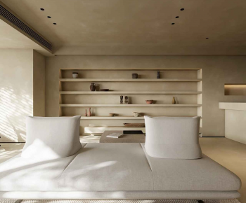 Wabi-sabi Style A Living Room-ID:700087078