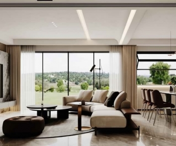 Modern A Living Room-ID:261647944