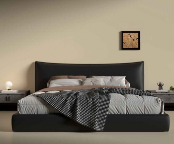 Modern Double Bed-ID:407960895