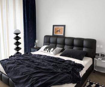 Modern Double Bed-ID:779262071