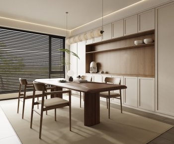 Wabi-sabi Style Dining Room-ID:578401178