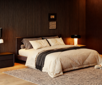 Modern Double Bed-ID:218003032